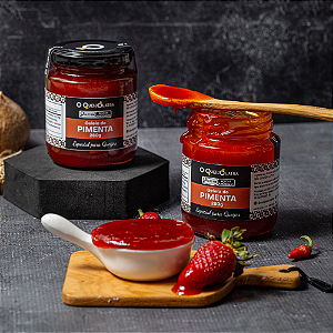 Geleia Artesanal De Pimenta Com Frutas Vermelhas 280G